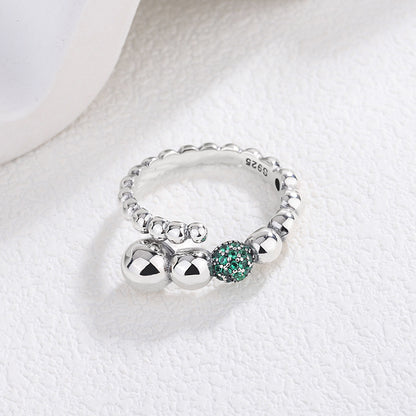 Emerald Sparkle Elegance Ring