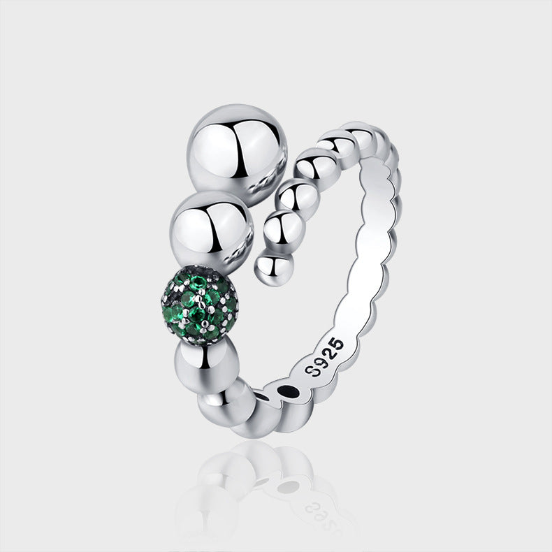 Emerald Sparkle Elegance Ring