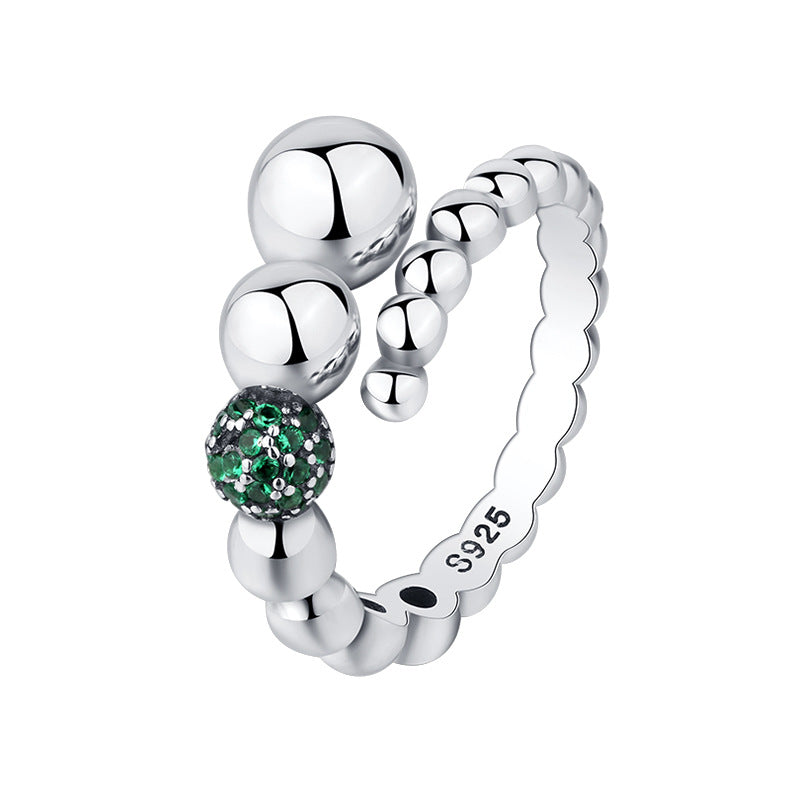 Emerald Sparkle Elegance Ring